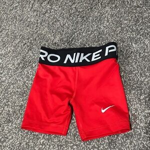 Nike Kids Pro Red Shorts